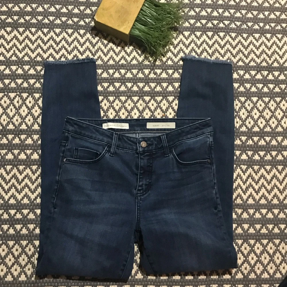 anthropologie | Pilcro script skinny jeans fringe - Picture 2 of 6